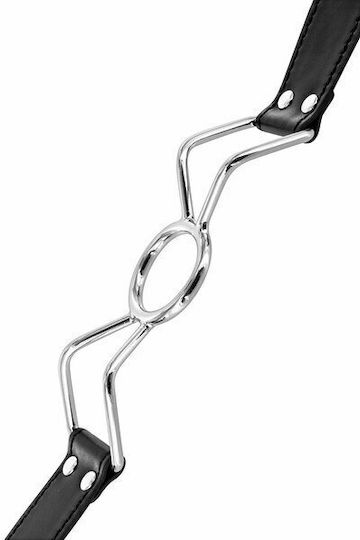 Knebel With Metal Insert And Mouth Opening, Adjustable. Bdsm Gadget.