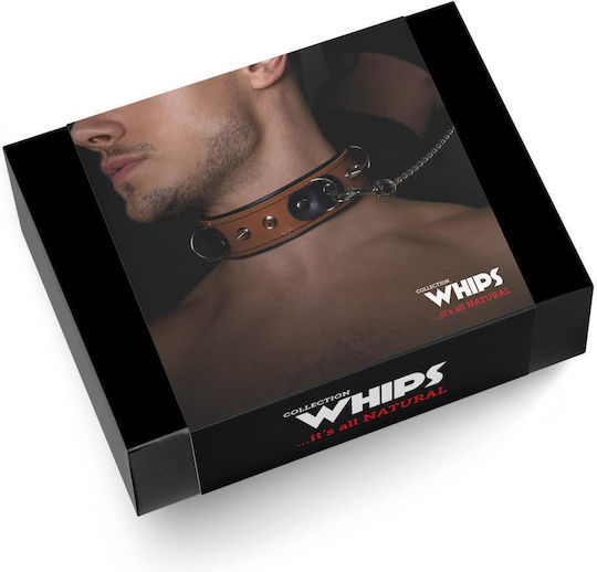 Whips Collections Κολάρο σε Καφέ Χρώμα