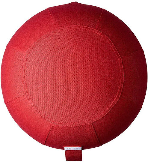 Πουφ Σκαμπό Φουσκωτό Αδιάβροχο Balance Kapsul Leiv Ruby 60x43.5cm