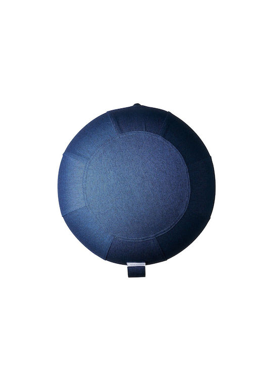 Bean Bag Chair Stool Inflatable Waterproof Balance Kapsul Leiv Royal Blue 43.5x43.5x60cm