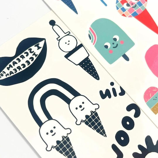 Ooly Ice Cream Party Tatuaje pentru copii