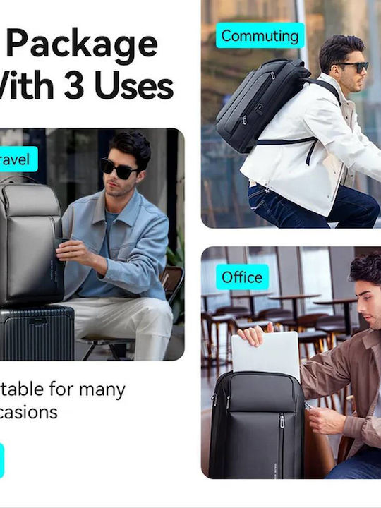 Mark Ryden Τσάντα Πλάτης για Laptop 15.6" με Θύρα USB σε Μαύρο χρώμα MR9808-00