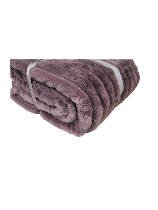 Decotelia Cosy Κουβερλί Υπέρδιπλο Lilac 220x240cm