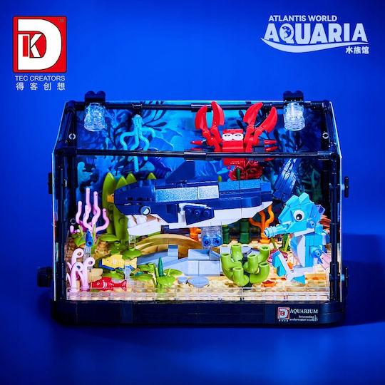 Τουβλάκια Aquarium Blocks Shark Crab LED για 8+ Ετών 725τμχ
