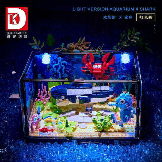 Τουβλάκια Aquarium Blocks Shark Crab LED για 8+ Ετών 725τμχ