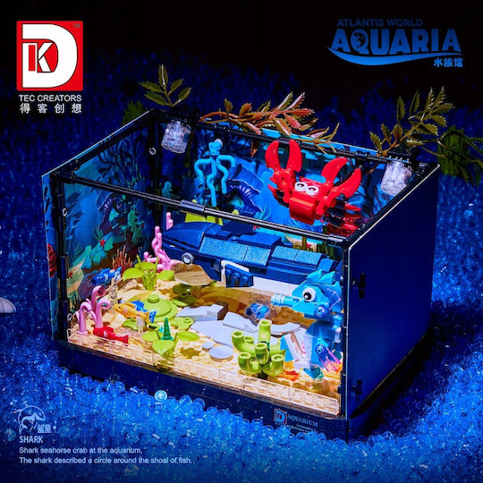 Τουβλάκια Aquarium Blocks Shark Crab LED για 8+ Ετών 725τμχ