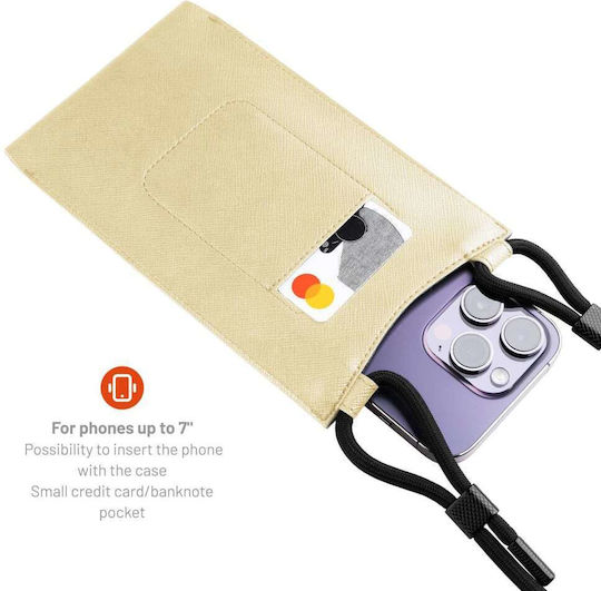 Fixed Pouch έως 7" Κίτρινο KF2341402
