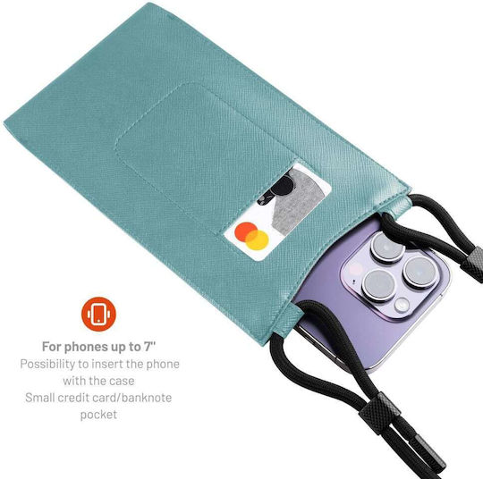 Fixed Pouch έως 7" Τιρκουάζ KF2341403