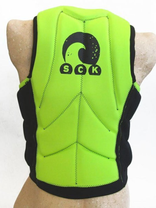 SCK Adults Impact Vest for Water Sports Green