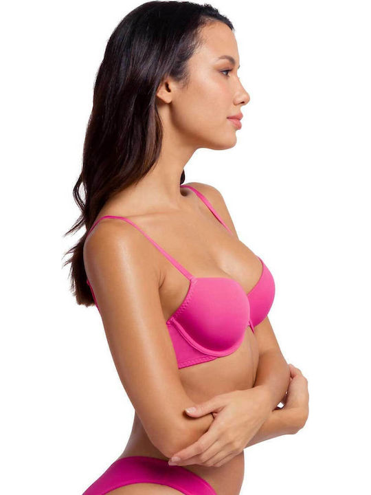 Demi Μαύρο & Ροζ Σουτιέν με Μπανέλες 2Pack