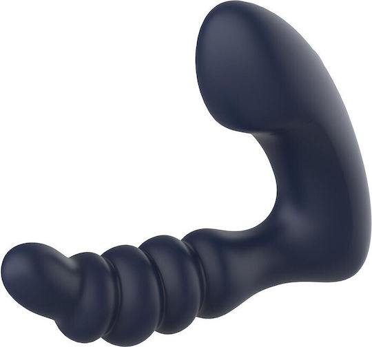 Dream Toys Anal Plug with Vibration Blue 18.8cm