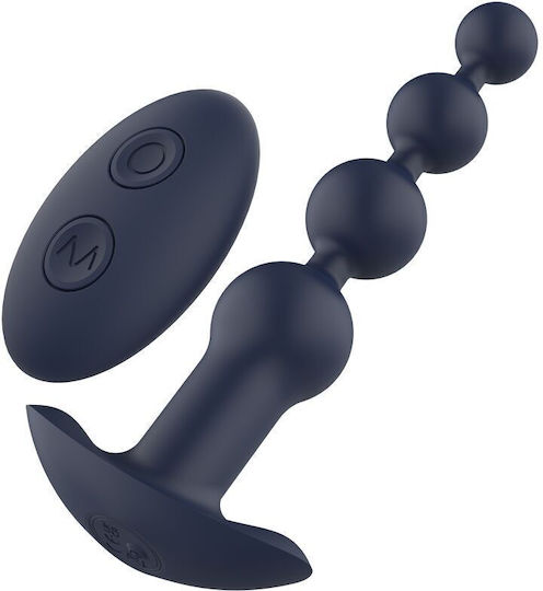 Dream Toys Remote Πρωκτική Σφήνα με Δόνηση Μπλε