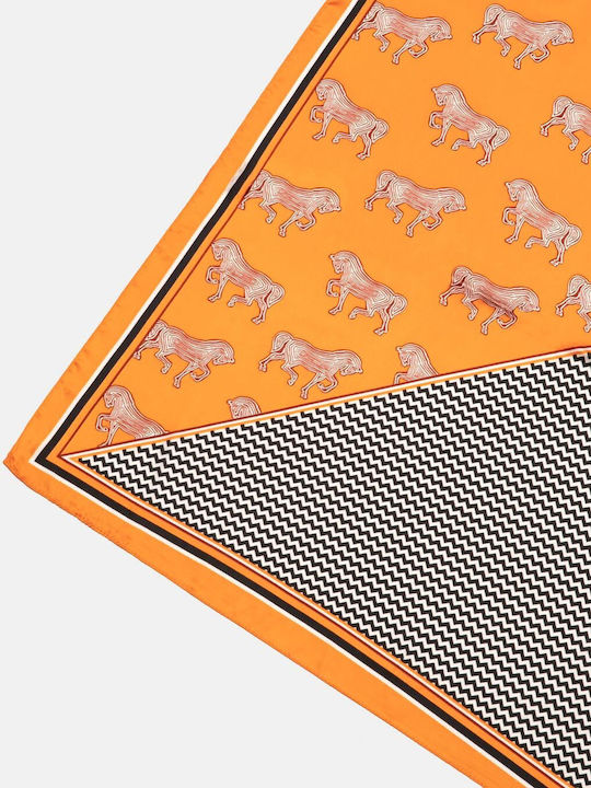 Quadratisches Tuch Orange Orange