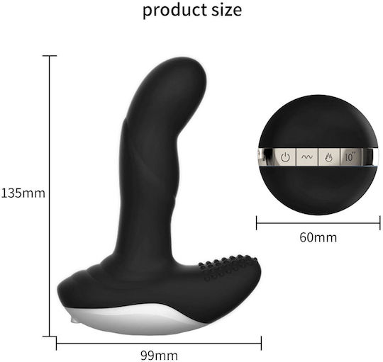 Erotica Anal Vibrator Black