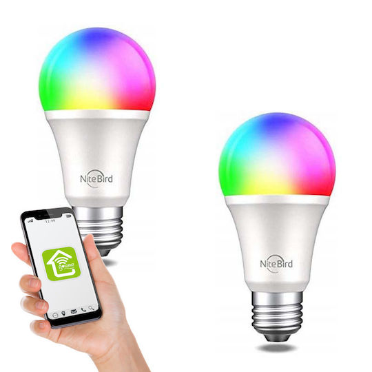 Gosund WB4 Smart LED Bulbs 8W for Socket E27 and Shape A60 RGBW 800lm Dimmable 2pcs