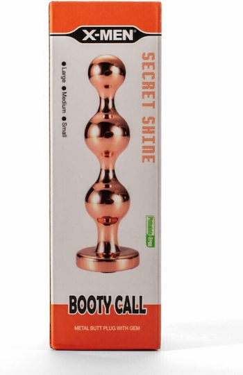 X-Men Secret Shine Booty Call Πρωκτική Σφήνα Medium Χρυσή
