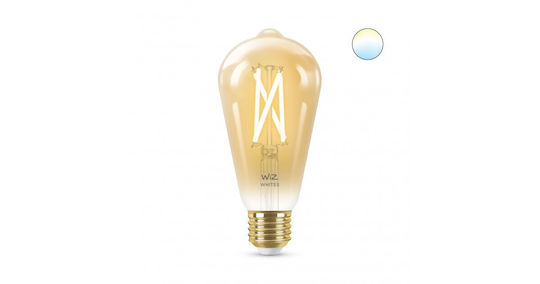 WiZ Smart Λάμπα LED για Ντουί E27 και Σχήμα ST64 Ρυθμιζόμενο Λευκό 920lm