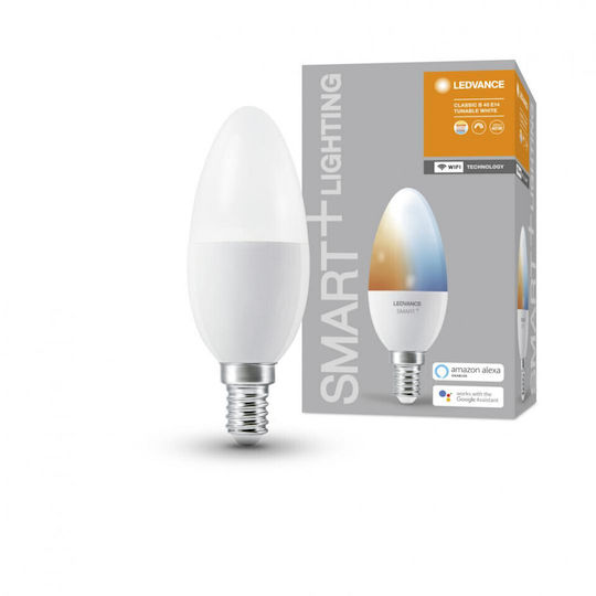 Ledvance Smart Λάμπα LED 5W για Ντουί E14 Ρυθμιζόμενο Λευκό 470lm Dimmable