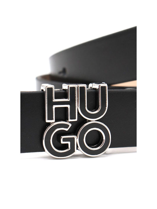 Hugo Boss Leather Women's Belt Black