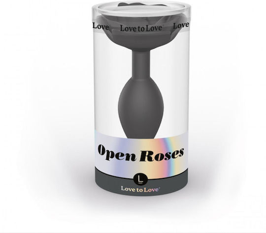 Love to Love Anal Plug Groß Schwarz