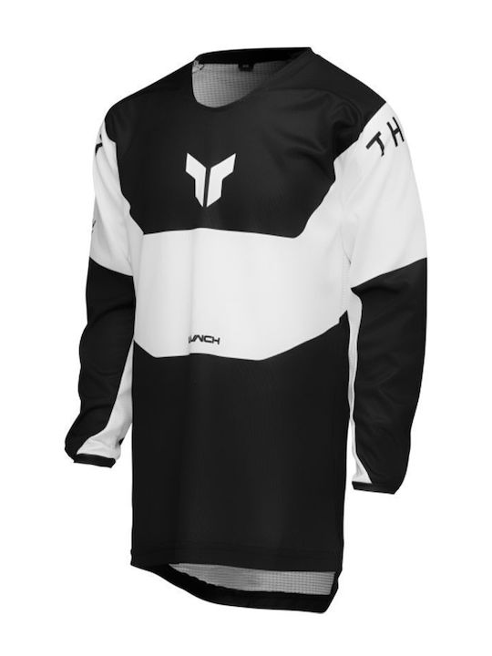 Thor Launchmode Kinder Motocross-Shirt Schwarz Farbe