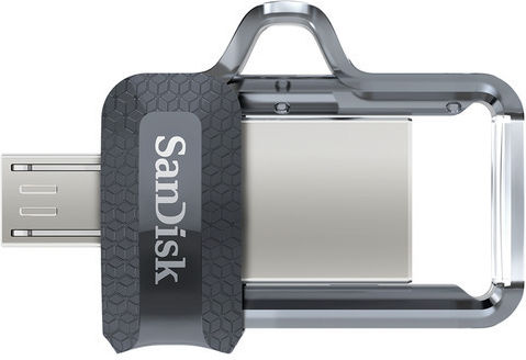 Sandisk Ultra Dual 32GB USB 2.0 Stick με σύνδεση micro USB-B