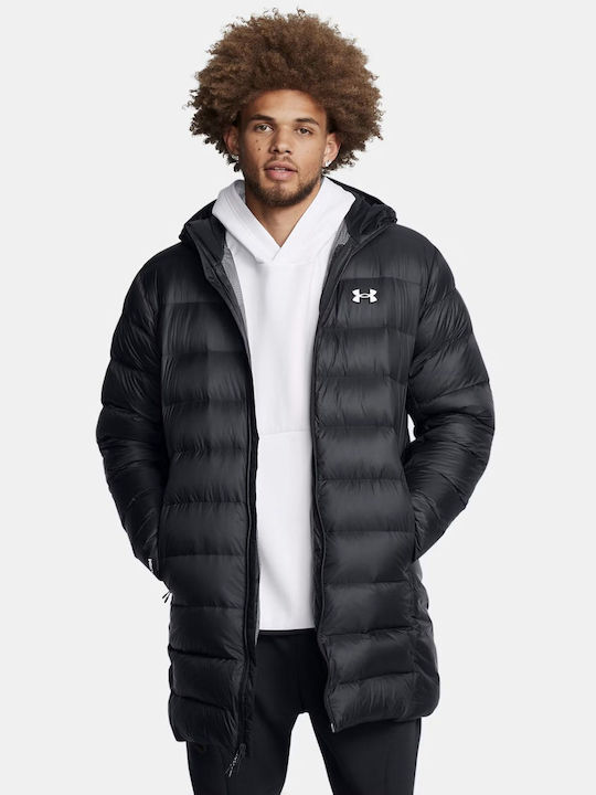 De Iarnă Jachetă Parka Negru