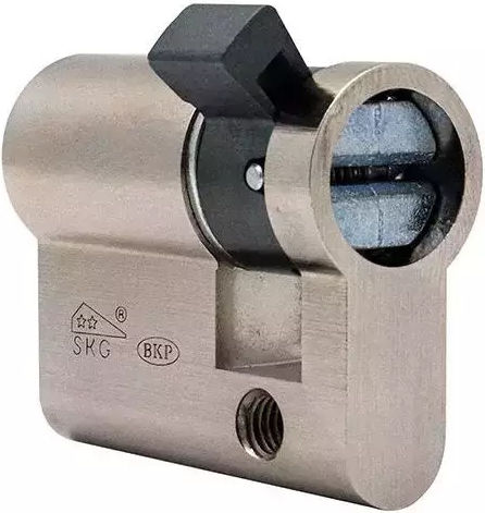 Cisa Κύλινδρος Κλειδαριάς Ασφαλείας Μισός 40mm (30-10) με 3 Κλειδιά Χρυσός
