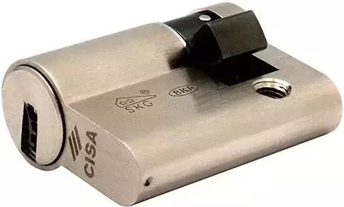 Cisa Κύλινδρος Κλειδαριάς Ασφαλείας Μισός 40mm (30-10) με 3 Κλειδιά Χρυσός