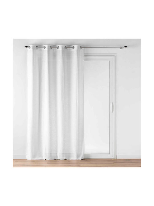 Perdea Cu Capse L-c Louaine Albă 140x280cm