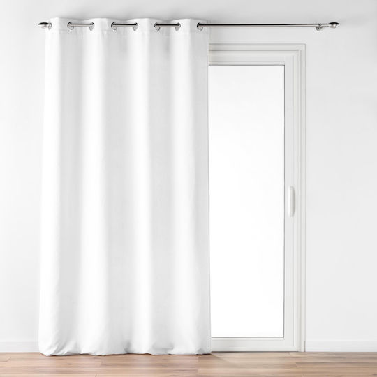 L-c Verra With Grommets White 140x260cm