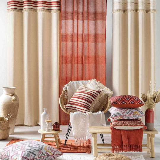 Vorhang mit Grommet L-c Atlas Beige 140x240cm
