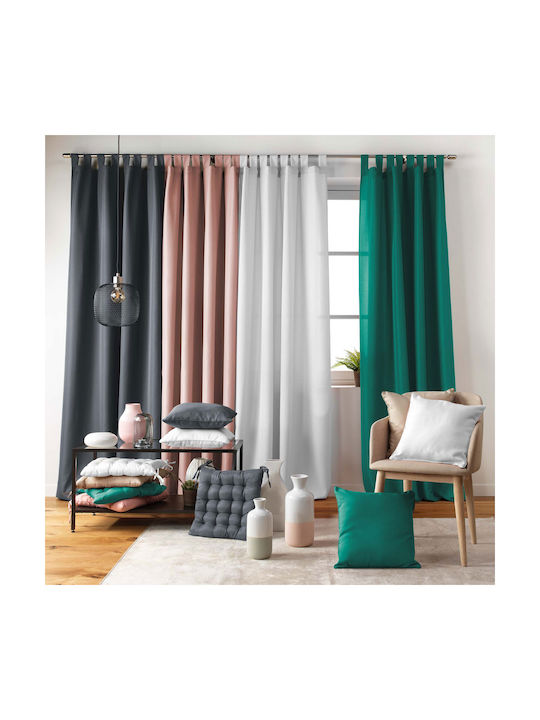 Curtain with Tab Top L-c Essentiel Gray 1607266 140x260cm