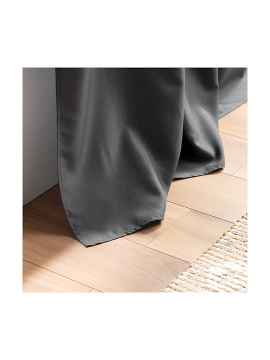 Curtain with Tab Top L-c Essentiel Gray 1607266 140x260cm