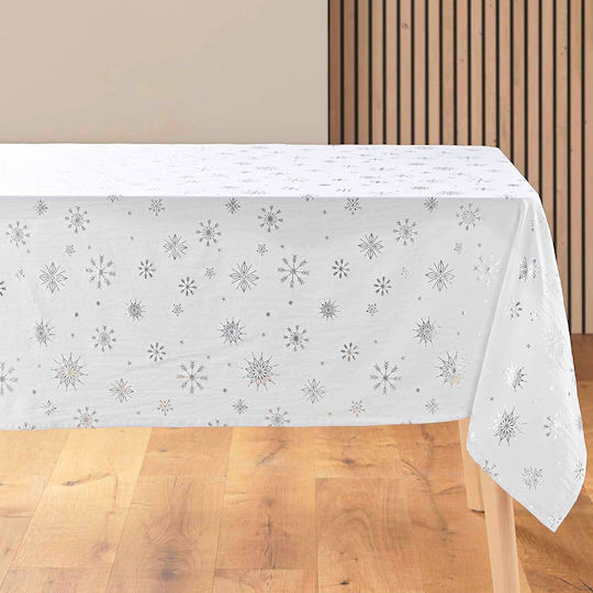 L-c Astrelia Αλέκιαστο White/silver 140x240εκ.