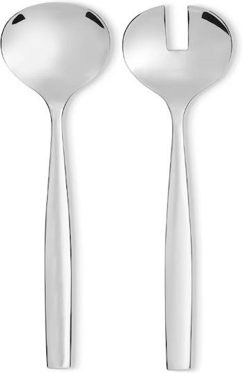 Alessi Inox Serving Utensil Set Silver 2pcs