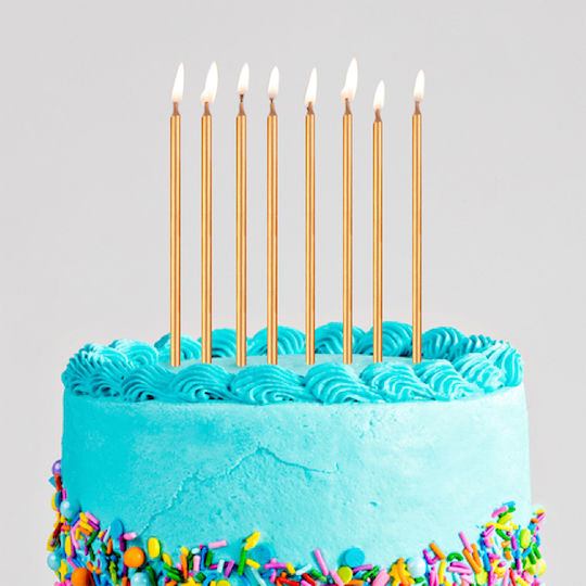 Great Pretenders Birthday Candle in Gold Color 16pcs 97702