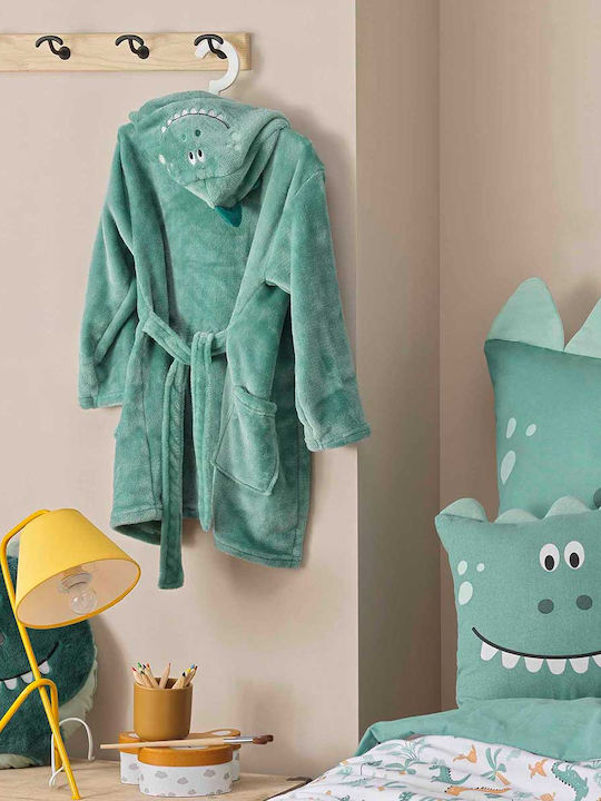 Douceur d'Intérieur Kids Decorative Pillow L-c Dina Turquoise 40x40cm