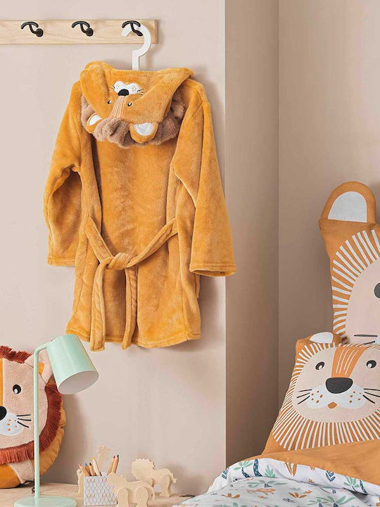 Douceur d'Intérieur Kids Decorative Pillow L-c Loumba Yellow 40x40cm