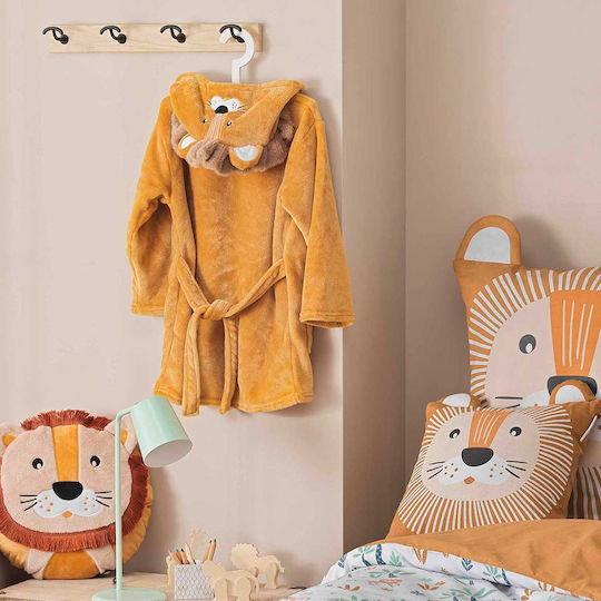 Douceur d'Intérieur Kids Decorative Pillow L-c Loumba Yellow 40x40cm