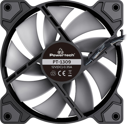 Powertech SP-PT-1309-2 Case Fan 120mm with ARGB Lighting 1pcs