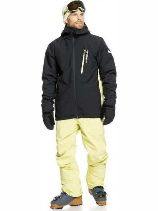 Quiksilver Morton Men's Ski & Snowboard Jacket Black EQYTJ03458-KVJ0