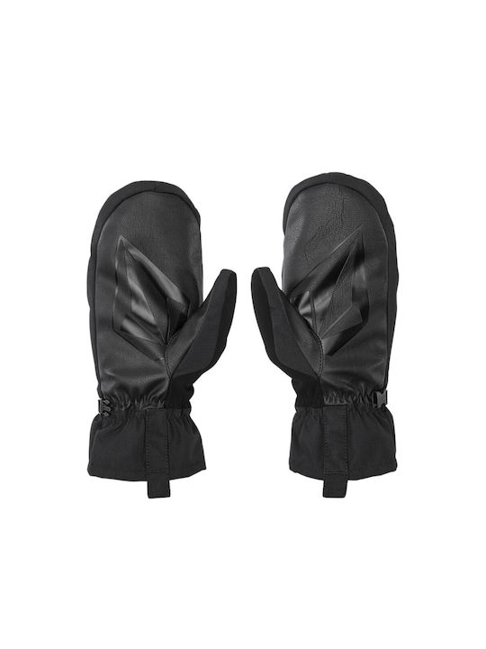 Volcom Quilt Loft Mittens Γυναικεία Γάντια Σκι & Snowboard Μαύρα