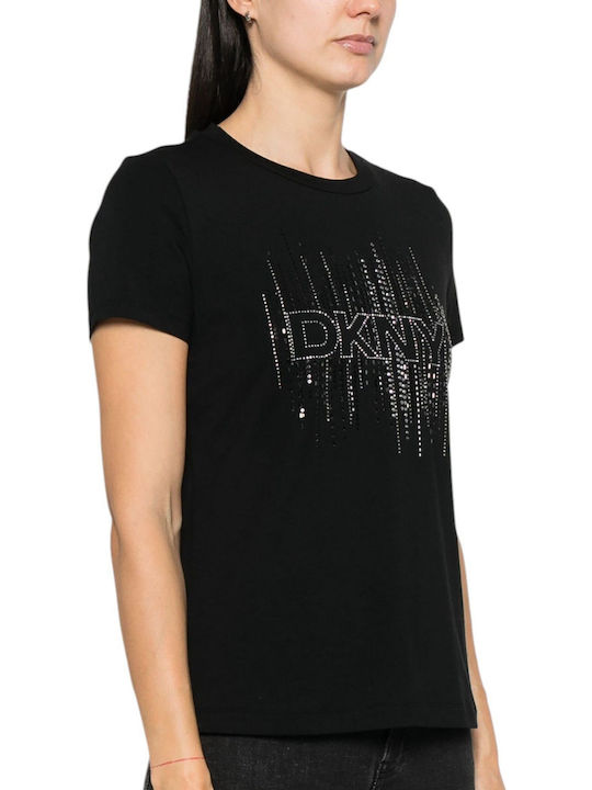 DKNY Logo Blouse Black