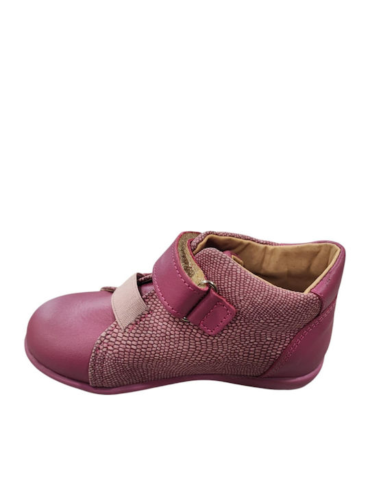 Shoes Anatomical Leather Kids Boots Fuchsia