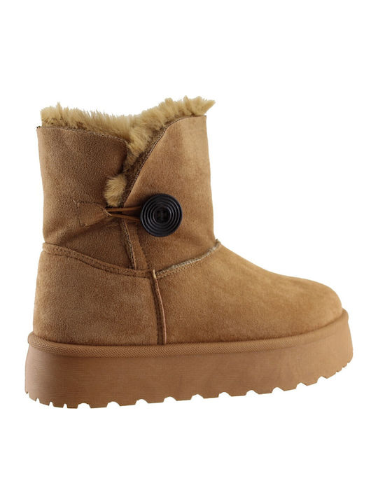 Stiefeletten Damen Braun