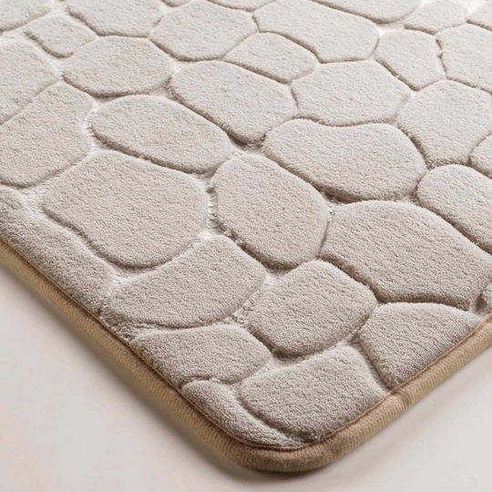Non-Slip Bath Mat L-c Ricochet 1802099 Taupe 50x120cm