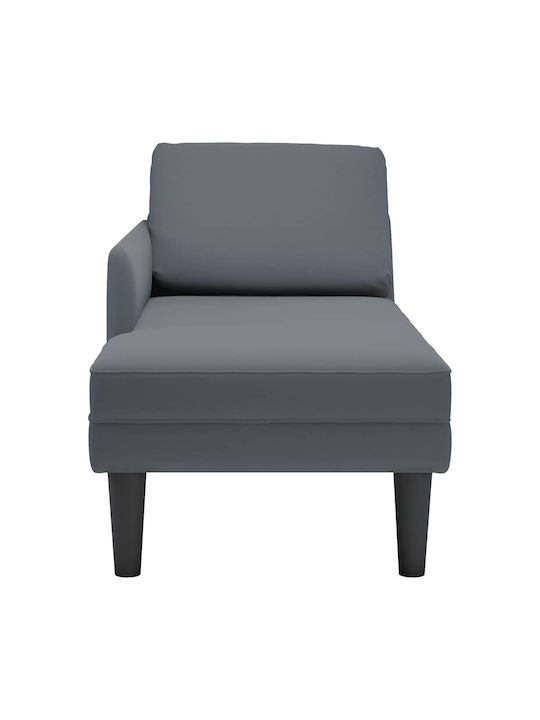 Fabric Recliner Gray L132xW56xH70cm