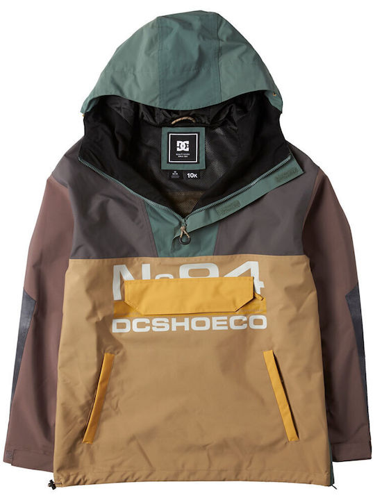 DC 43 Anorak ADYTJ03077-XNGB Ανδρικό Μπουφάν για Σκι & Snowboard Repurpose