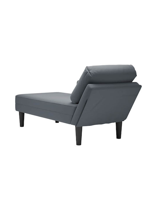Fabric Recliner Gray L132xW56xH70cm